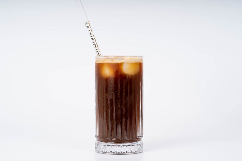 Artisan cold brew coffee served over ice